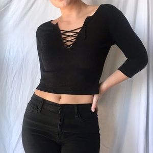 Tie Up Crop Top
